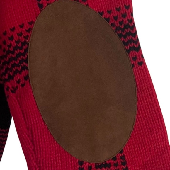 Polo Ralph Lauren Red Wool Blend Yankees Plaid Sweater - Picture 15 of 15